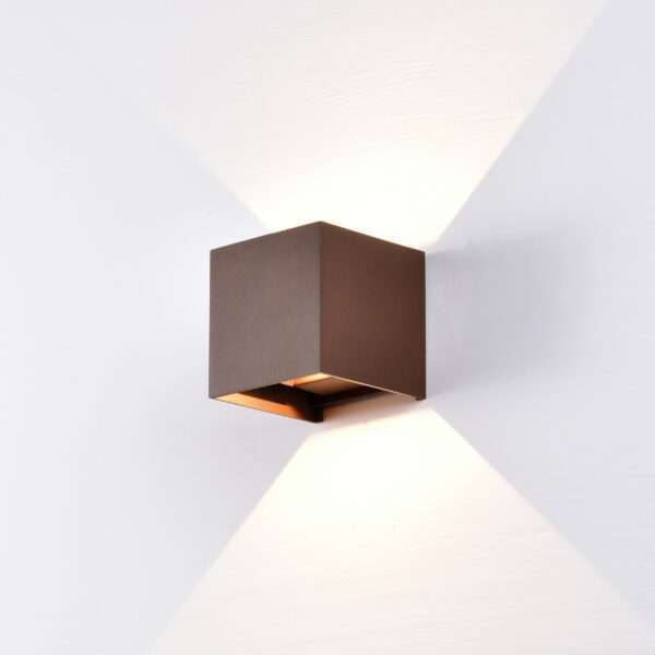 Applique LED quadrata per esterni Davos