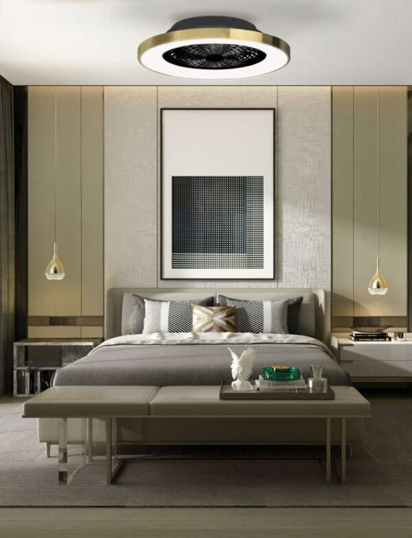 Plafoniera LED con ventilatore Tibet - immagine 10