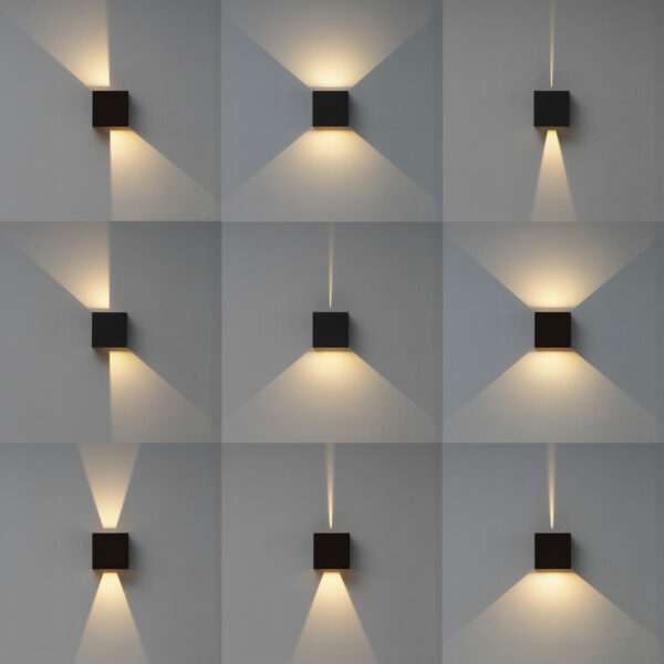 Applique LED quadrata per esterni Davos - immagine 5