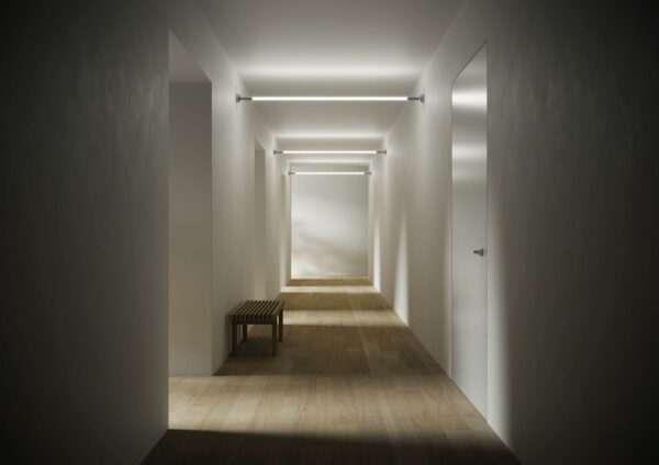 Attacchi terminali (2pz) per installazione parete-parete di tubo led Linea - immagine 3