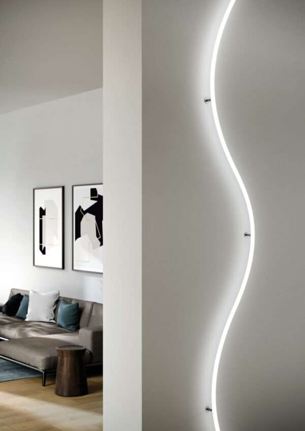 Attacco parete/soffitto per tubo led Linea - immagine 3