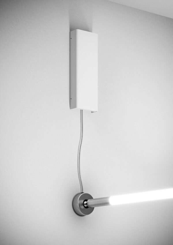 Alimentatore con cover per tubo led Linea