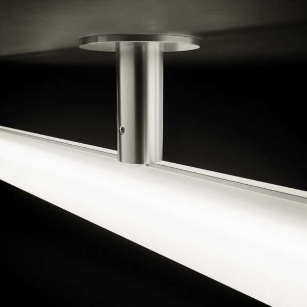 Attacco parete/soffitto per tubo led Linea