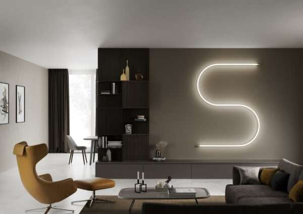 Attacco parete/soffitto per tubo led Linea - immagine 2
