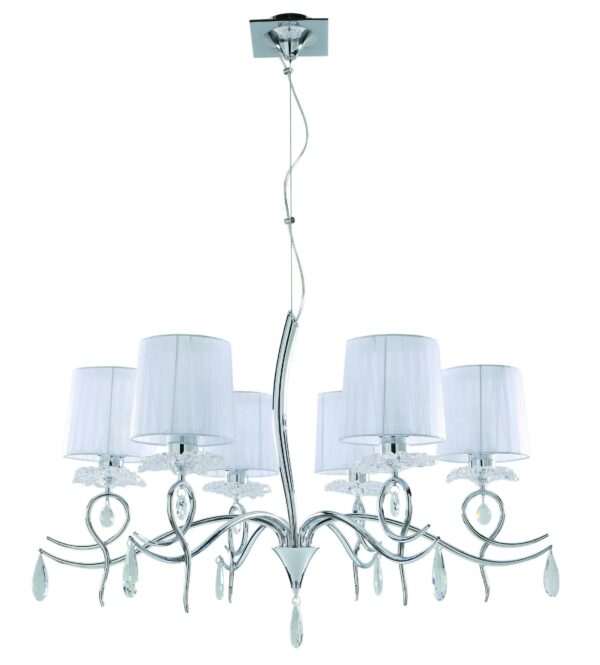 Lampadario 6 luci Louise