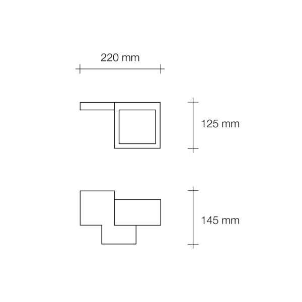Applique 1 luce Side - immagine 5