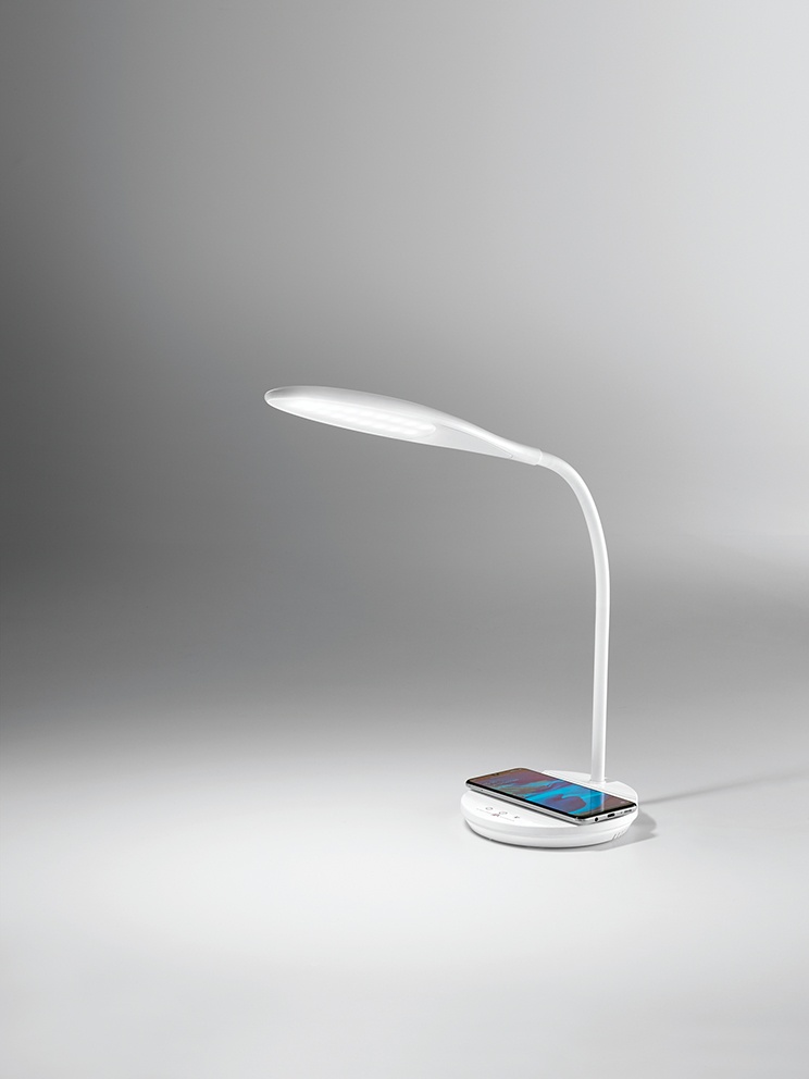 Lampada da tavolo con caricatore wireless e USB Ego – Lampade Home