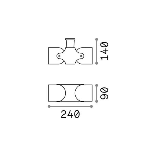 Applique 2 luci Xeno IP44 - immagine 5