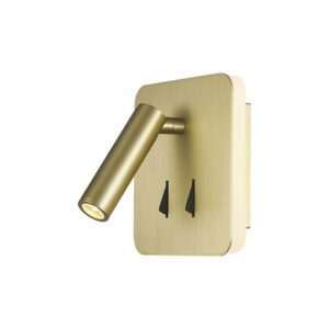 Applique quadrato led Cayman - Oro