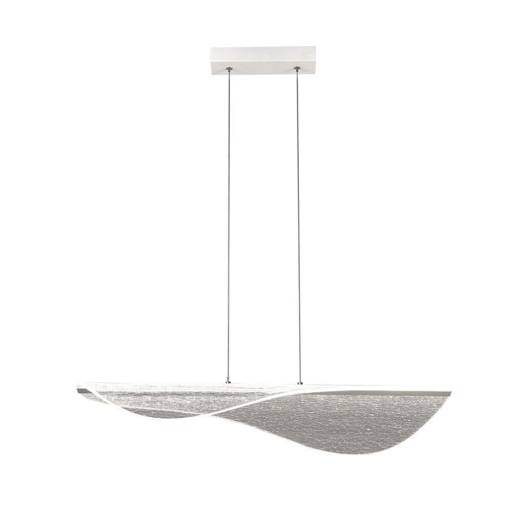 Lampadario sospensione a led design moderno bianco opaco RD-0521