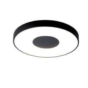 Plafoniera LED tonda Coin - Diametro cm. 50, Nero