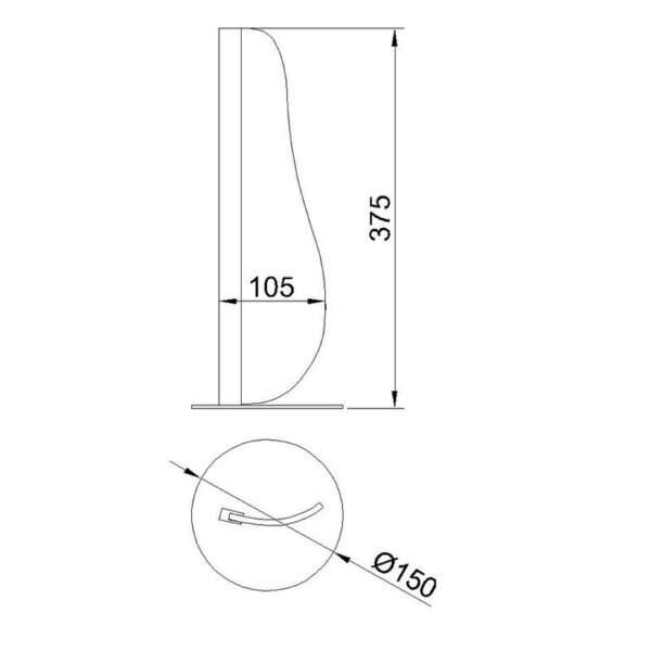 Lampada da tavolo Bianca LED - immagine 3