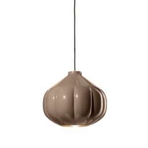 Sospensione grande in ceramica Afoxe - Marrone moka