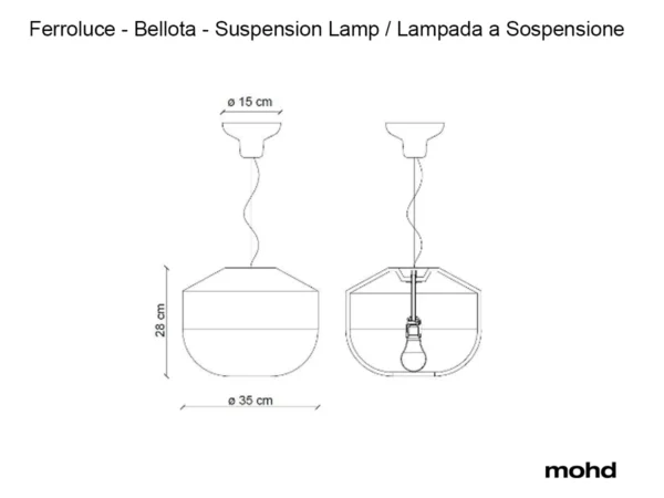 Sospensione Deco' Bellota - immagine 13