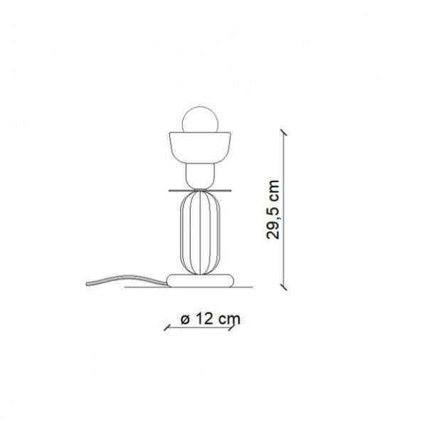 Lampada da tavolo Berimbau - immagine 3