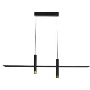 Sospensione 30W LED Esparta - Nero+Oro