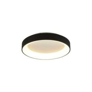 Plafoniera rotonda led Niseko II - Diametro cm. 38, Nero