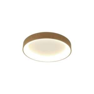 Plafoniera rotonda led Niseko II - Diametro cm. 38, Legno