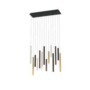 Lampada a sospensione lineare 14 luci Cala