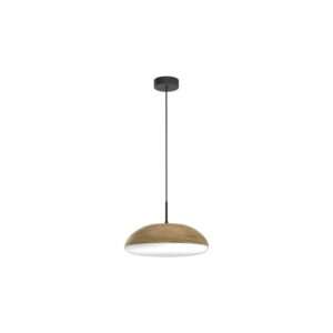 Sospensione LED Kazz - Diametro cm. 38, Legno