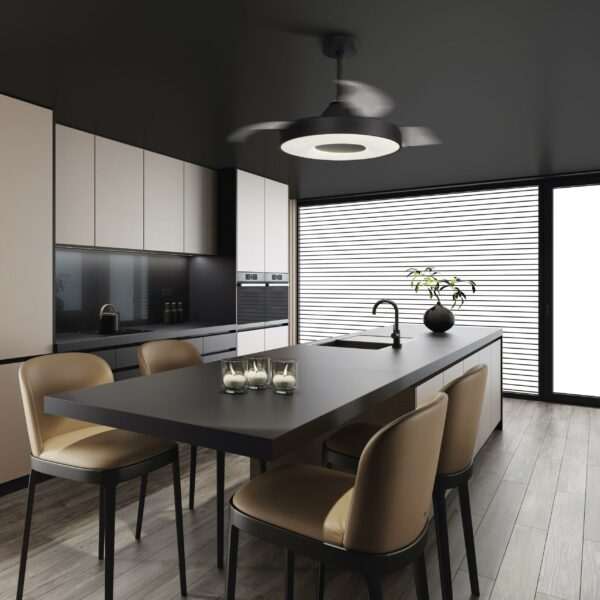 Plafoniera led con ventilatore Coin fan - immagine 15