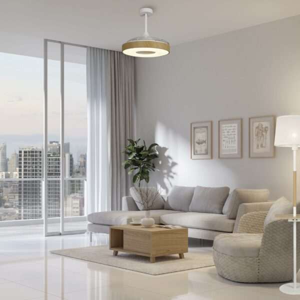 Plafoniera led con ventilatore Coin fan - immagine 14