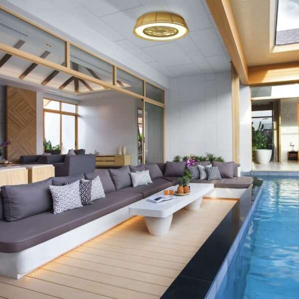 Plafoniera led con ventilatore Indonesia - immagine 4