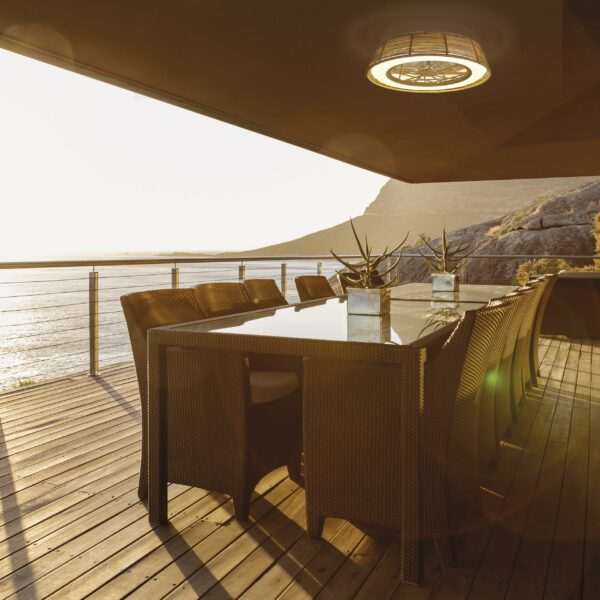 Plafoniera led con ventilatore Indonesia - immagine 3