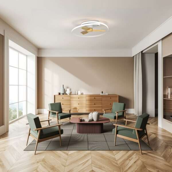 Plafoniera led con ventilatore Ocean - immagine 3
