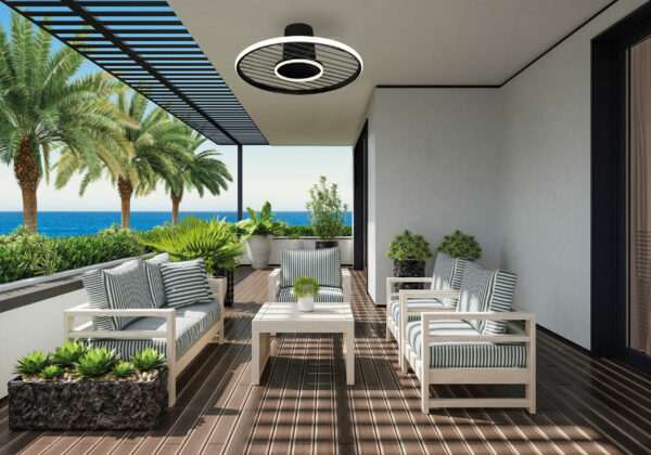 Plafoniera con ventilatore Soho - immagine 4