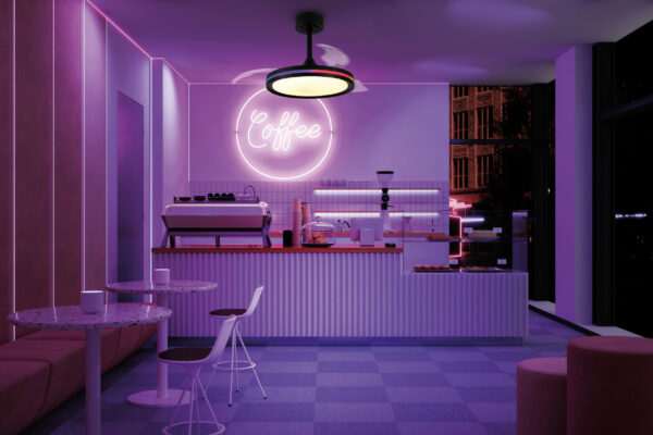 Plafoniera LED con ventilatore North - immagine 3