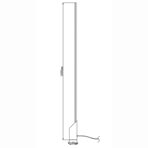 Lampada da terra Marmol LED - immagine 4