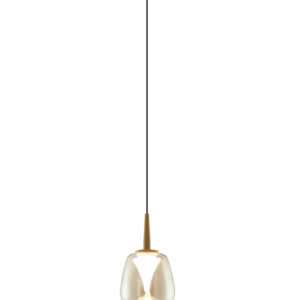 Sospensione LED 1 luce Andromeda - Diametro cm. 12, Bronzo