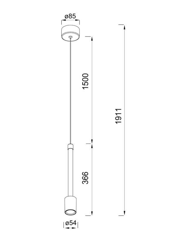 Sospensione Led Fugaz - immagine 5
