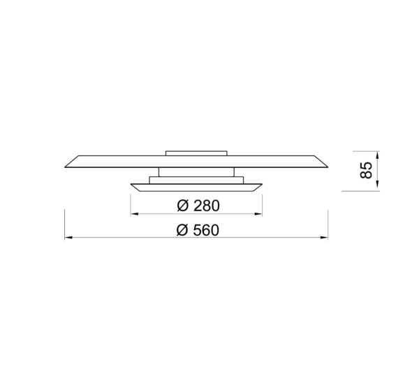 Plafoniera led Tina - immagine 3