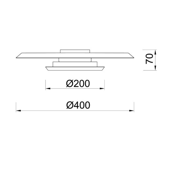 Plafoniera led Tina - immagine 4