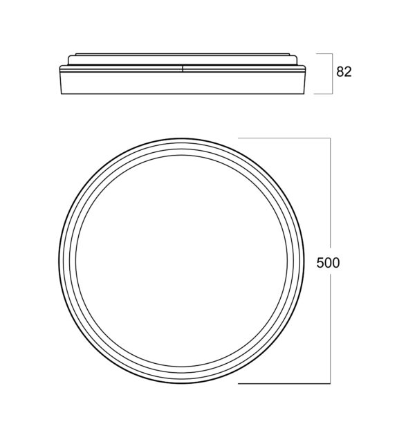 Plafoniera Led Verona - immagine 3