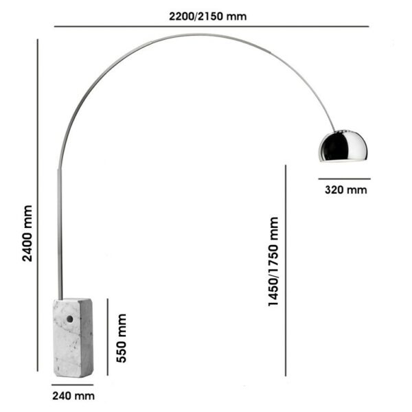 Lampada da terra ARCO Flos - immagine 6