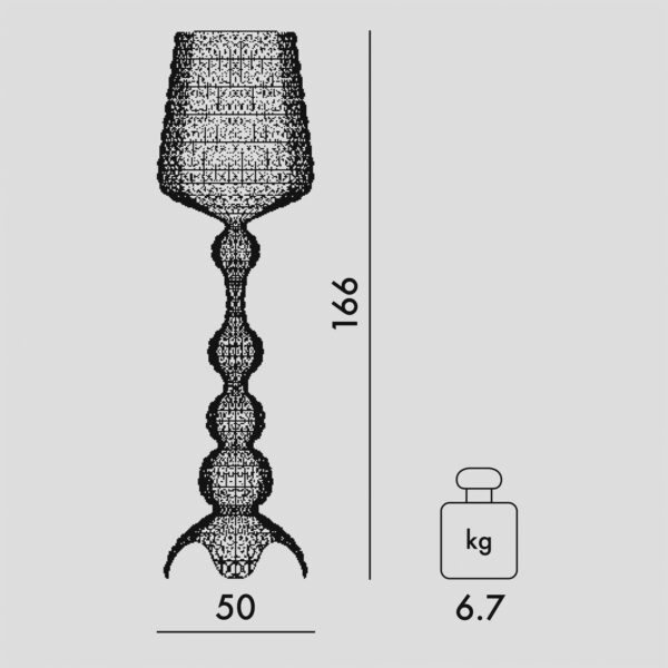 Lampada da Terra Kabuki Kartell - immagine 12