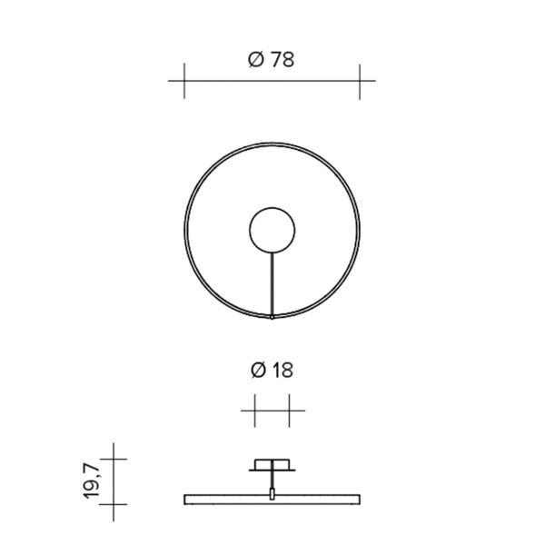 Plafoniera led ANELLO - immagine 15