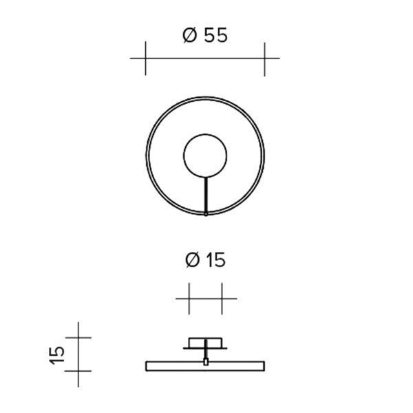 Plafoniera led ANELLO - immagine 14