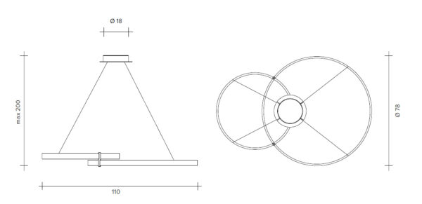 Sospensione led ANELLO DOUBLE - immagine 11