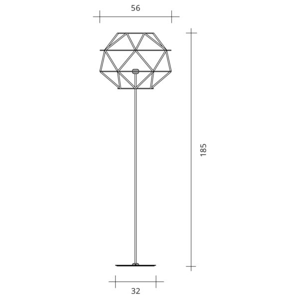 Lampada da terra led EUCLIDE - immagine 5