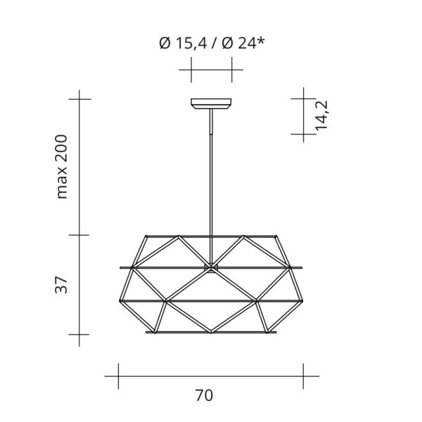 Sospensione led EUCLIDE - immagine 13