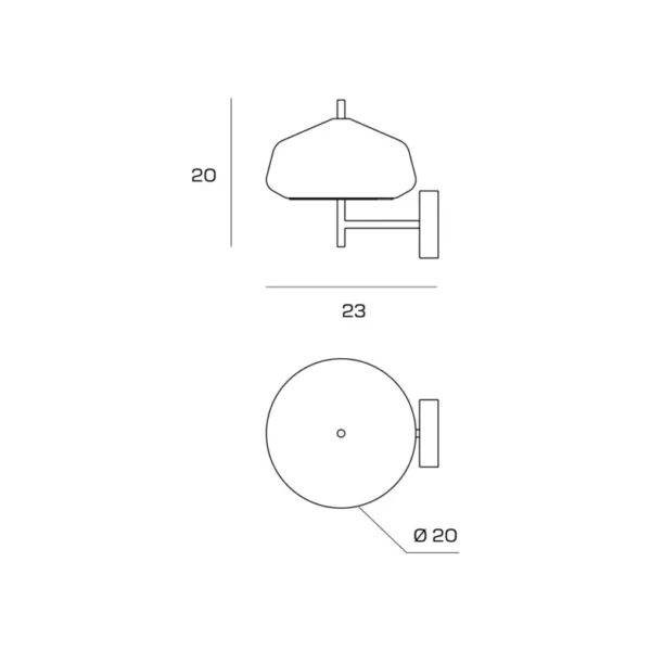 Applique 1 luce X-Ray - immagine 7