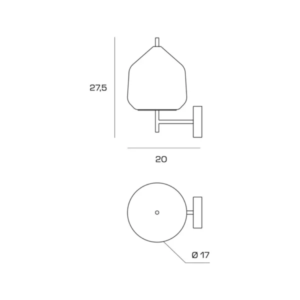 Applique 1 luce X-Ray - immagine 10