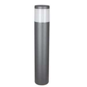 Paletto rotondo per esterni Chicago IP65 - Grigio scuro, Altezza cm. 65