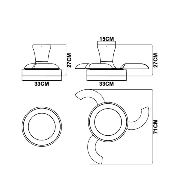 Ventilatore led NISEKO FAN - immagine 19