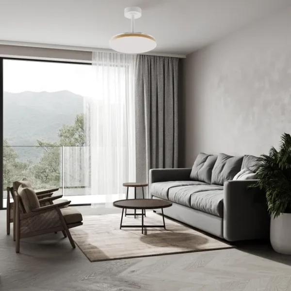 Ventilatore da soffitto con luce led SLIM FAN - immagine 8
