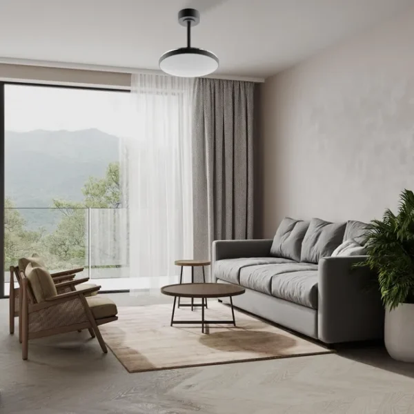 Ventilatore da soffitto con luce led SLIM FAN - immagine 7
